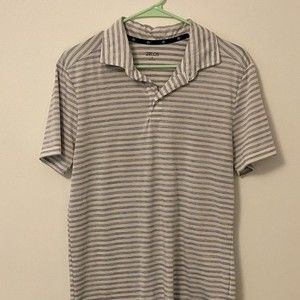 Zelos Flex Men's Shirt Size S Made in China white with black stripes